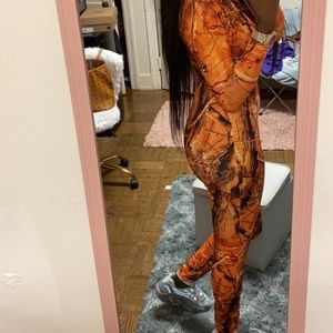 One piece camo jumpsuit